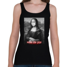 PRINTFASHION Mona Lisa 2020 - Női atléta - Fekete