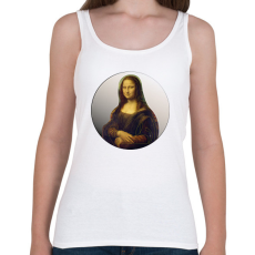 PRINTFASHION Mona Lisa - Vonalas - Női atléta - Fehér