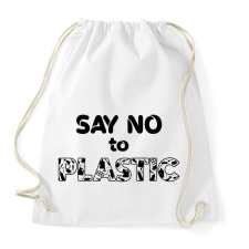 PRINTFASHION Mondj nemet - Sportzsák, Tornazsák - Fehér tornazsák