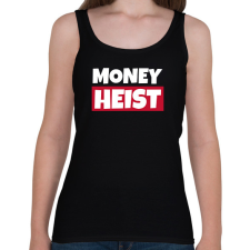 PRINTFASHION MONEY HEIST 2 - Női atléta - Fekete női trikó