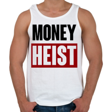 PRINTFASHION Money Heist - Férfi atléta - Fehér