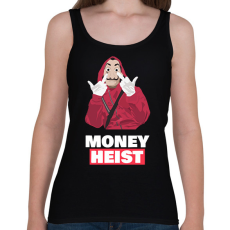 PRINTFASHION MONEY HEIST - Női atléta - Fekete