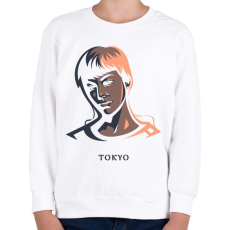 PRINTFASHION Money Heist - Tokyo - Gyerek pulóver - Fehér