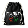 PRINTFASHION Money is callin - Sportzsák, Tornazsák - Fekete