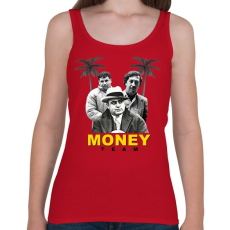 PRINTFASHION Money Team - Női atléta - Cseresznyepiros
