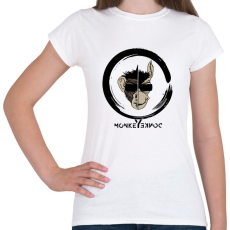 PRINTFASHION MonkeyDonkey - Női póló - Fehér