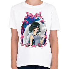 PRINTFASHION Mononoke Hime  - Gyerek póló - Fehér gyerek póló