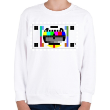 PRINTFASHION Monoscope 1 - Gyerek pulóver - Fehér gyerek pulóver, kardigán