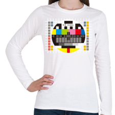 PRINTFASHION Monoscope 2 - Női hosszú ujjú póló - Fehér női póló