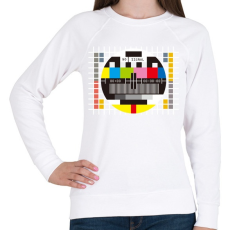 PRINTFASHION Monoscope 2 - Női pulóver - Fehér