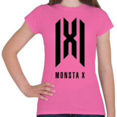 PRINTFASHION monsta x - Női póló - Rózsaszín