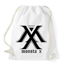 PRINTFASHION monsta x - Sportzsák, Tornazsák - Fehér tornazsák