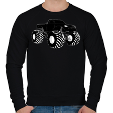 PRINTFASHION Monster - Férfi pulóver - Fekete férfi pulóver, kardigán