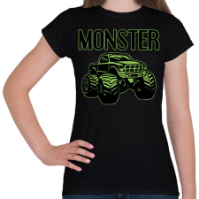 PRINTFASHION Monster - Női póló - Fekete női póló