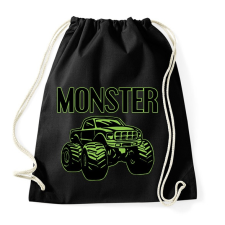 PRINTFASHION Monster - Sportzsák, Tornazsák - Fekete tornazsák