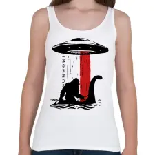 PRINTFASHION Monsters - Női atléta - Fehér női trikó