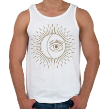 PRINTFASHION Moon&Eye - Férfi atléta - Fehér atléta, trikó