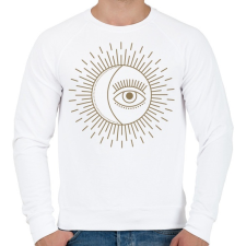 PRINTFASHION Moon&Eye - Férfi pulóver - Fehér női pulóver, kardigán