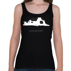 PRINTFASHION Moooooody - Női atléta - Fekete