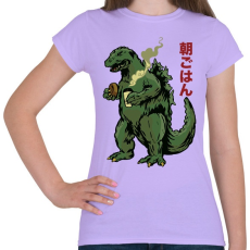 PRINTFASHION Morning Godzilla - Női póló - Viola