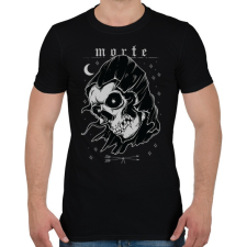 PRINTFASHION Morte - Férfi póló - Fekete férfi póló