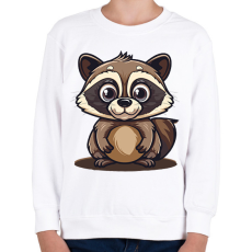 PRINTFASHION Mosó maci  - Gyerek pulóver - Fehér