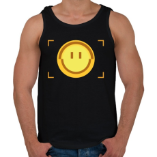 PRINTFASHION Mosoly keresés - Férfi atléta - Fekete