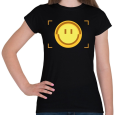 PRINTFASHION Mosoly keresés - Női póló - Fekete
