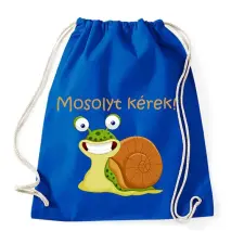 PRINTFASHION Mosolyt kérek - Sportzsák, Tornazsák - Bright royal tornazsák