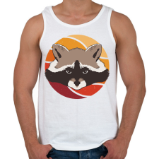 PRINTFASHION Mosómedve - Férfi atléta - Fehér atléta, trikó