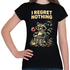 PRINTFASHION Mosómedve - Női póló - Fekete női póló