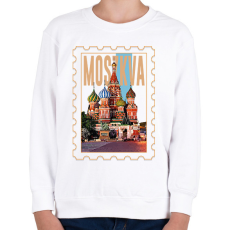 PRINTFASHION Moszkva - Gyerek pulóver - Fehér