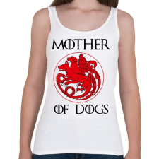 PRINTFASHION Mother of Dogs - Női atléta - Fehér női trikó