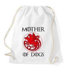 PRINTFASHION Mother of Dogs - Sportzsák, Tornazsák - Fehér tornazsák