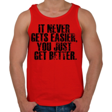 PRINTFASHION Motivation - Férfi atléta - Piros atléta, trikó