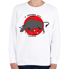 PRINTFASHION Motivation - Gyerek pulóver - Fehér gyerek pulóver, kardigán