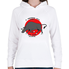 PRINTFASHION Motivation - Női kapucnis pulóver - Fehér