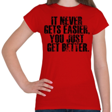 PRINTFASHION Motivation - Női póló - Piros női póló