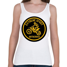 PRINTFASHION motocross - Női atléta - Fehér