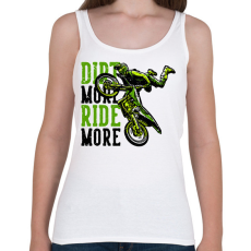 PRINTFASHION Motocross - Női atléta - Fehér