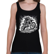 PRINTFASHION motocross - Női atléta - Fekete
