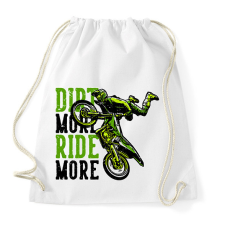 PRINTFASHION Motocross - Sportzsák, Tornazsák - Fehér tornazsák