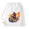 PRINTFASHION Motocross - Sportzsák, Tornazsák - Fehér