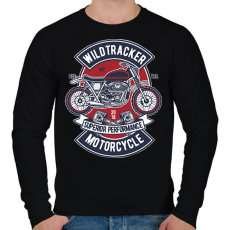 PRINTFASHION motor - Férfi pulóver - Fekete