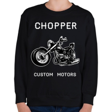 PRINTFASHION Motor - Gyerek pulóver - Fekete gyerek pulóver, kardigán