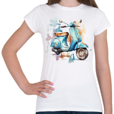PRINTFASHION Motor  - Női póló - Fehér