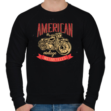 PRINTFASHION Motorcycle - Férfi pulóver - Fekete férfi pulóver, kardigán