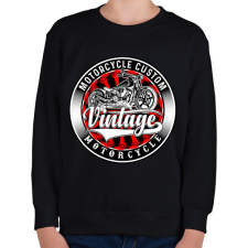 PRINTFASHION motorcycle - Gyerek pulóver - Fekete gyerek pulóver, kardigán