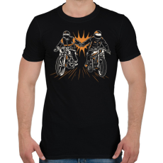 PRINTFASHION Motoros barátság - Férfi póló - Fekete