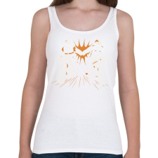 PRINTFASHION Motoros barátság - Női atléta - Fehér női trikó